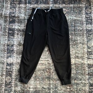 Figs black joggers size large